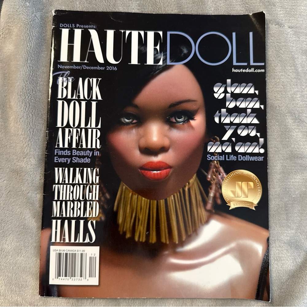 Haute Doll Magazine Nov/Dec 2016 Black Doll Affair Collector Fashion BJD Issue